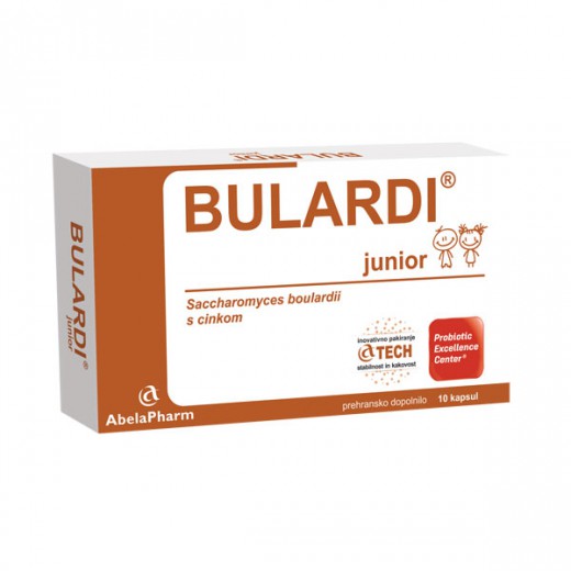 Bulardi Junior, Saccharomyces boulardii 250 mg, cink 5 mg, 10 kapsul