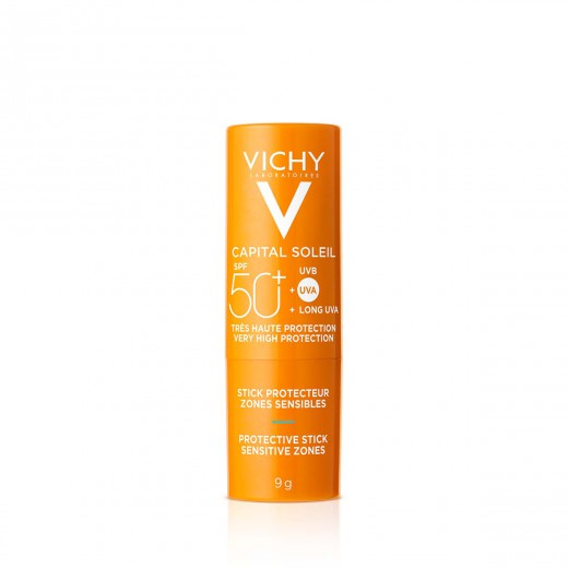 VICHY, CAPITAL SOLEIL Stik za občutljive predele SPF50+, 9 g