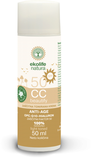 Ekolife natura CC TONIRANA KREMA s SPF50, 50ml