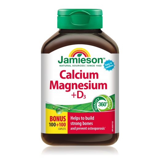 Jamieson Kalcij, Magnezij in Vitamin D3, tablete