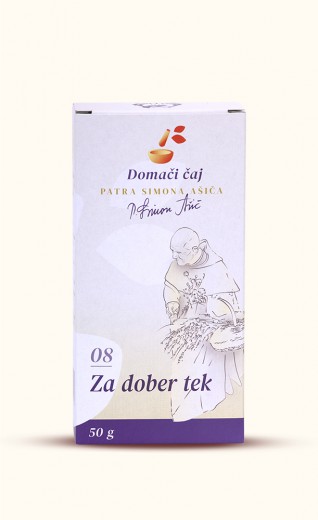 Čajna mešanica ZA DOBER TEK patra Simona Ašiča (08), 50 g