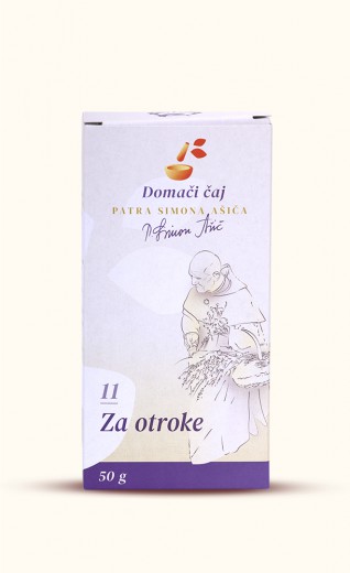 Čajna mešanica ZA OTROKE patra Simona Ašiča (11), 50 g