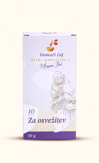 Čajna mešanica ZA OSVEŽITEV patra Simona Ašiča (10), 50 g