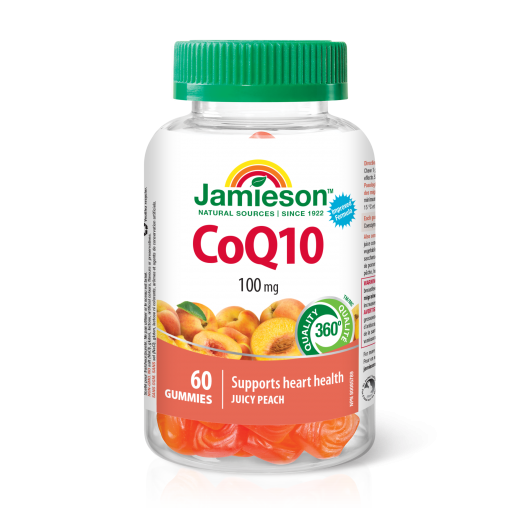 Jamieson Koencim Q10 100 mg žvečljive tablete, s sladkorji in sladili