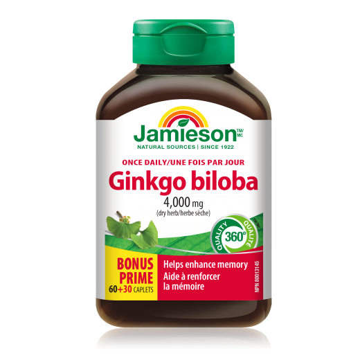 Jamieson Ginko Biloba, 90 kapsul