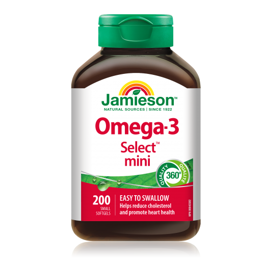 Jamieson Omega-3 Select Mini, 200 kapsul