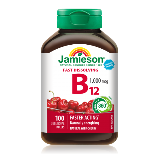 Jamieson vit B12 1000mcg tbl 100x