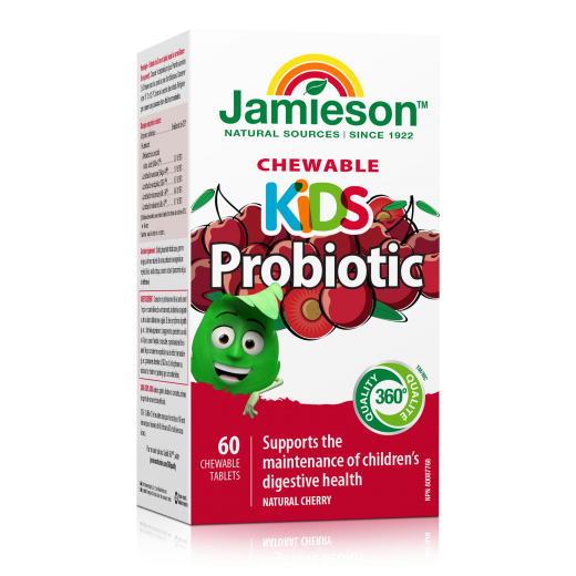 Jamieson Mlečnokislinske bakterije za otroke, žvečljive tablete s sladilom