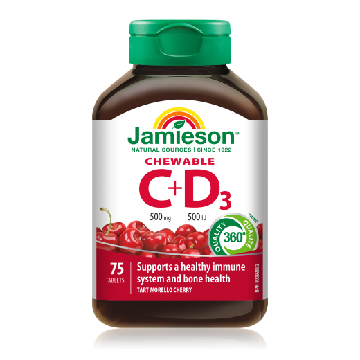 JAMIESON VITAMIN C+D BONBON 75X