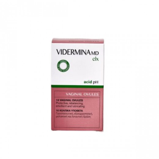 Vidermina, CLX vaginalne globule, 10x3 ml