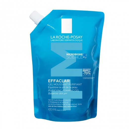 La Roche-Posay EFFACLAR Peneči gel za čiščenje mastne občutljive kože, 400 ml