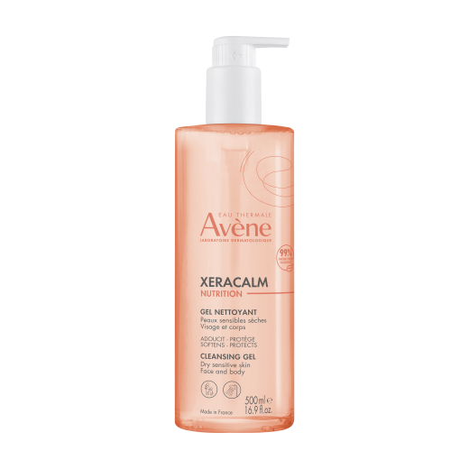 AVÈNE, XeraCalm Nutrition gel za čiščenje, 500 ml