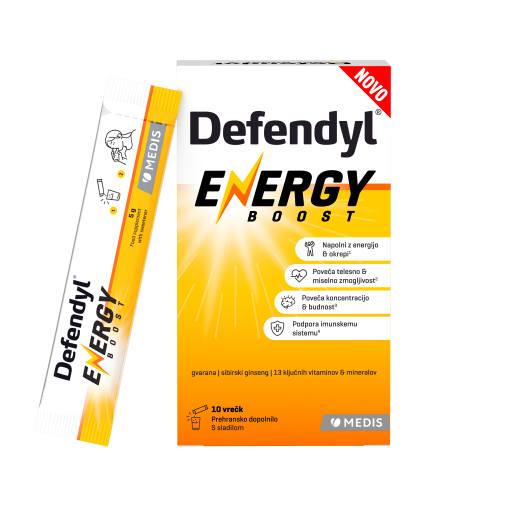 Defendyl® Energy Boost prašek, 10 vrečk