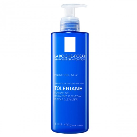 La Roche Posay, Toleriane Peneči gel z dvojnim delovanjem  za vlaženje in čišćenje kože, 400ml