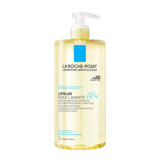 La Roche-Posay, LIPIKAR HUILE LAVANTE AP+ olje za umivanje in obnovo lipidov, 1000 ml