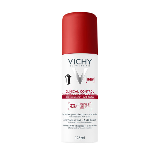Vichy, CLINICAL CONTROL Antiperspirant sprej proti potenju, 125 ml