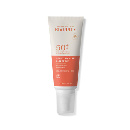 Biarritz, Alga Maris Bio sprej za sončenje za obraz in telo SPF50, 100 ml