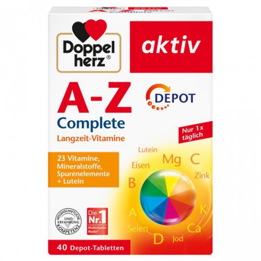 Doppelherz aktiv, A - Ž Complete DEPO, 40 tablet