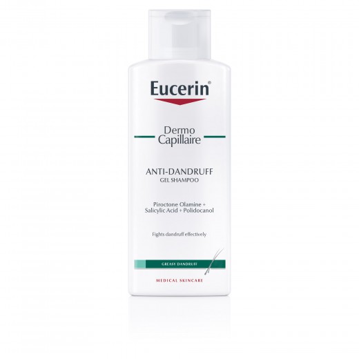 Eucerin DermoCapillaire šampon proti prhljaju mastni prhljaj 250 ml