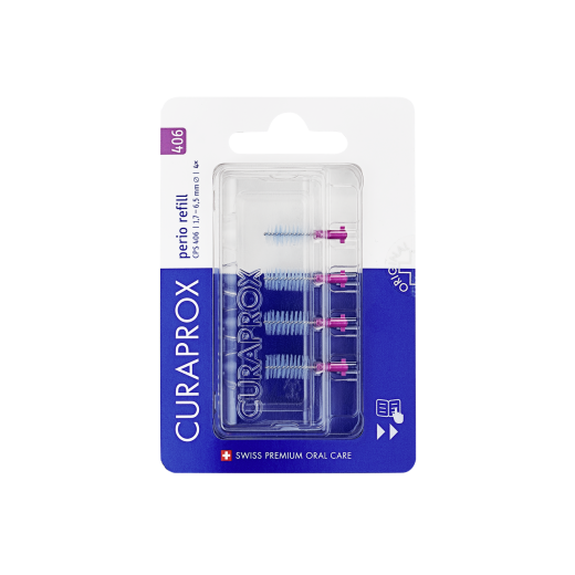 Medzobne ščetke Curaprox CPS 406 perio refill 4/1