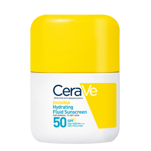 CeraVe, Nevidni vlažilni fluid za zaščito pred soncem, SPF 50, visoka zaščita, 50 ml