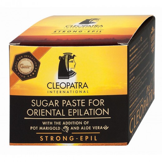 Sladkorna pasta za egipčansko depilacijo strong Cleopatra, 120 g