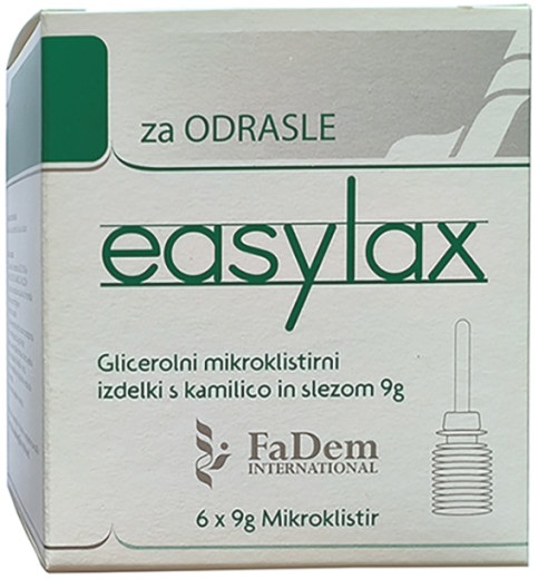 EASYLAX 2.500 MG MIKRO KLIZMA ZA ODRASLE 9 G 6Xkom