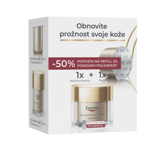 Eucerin, Hyaluron-Filler + Elasticity nočna krema darilni set