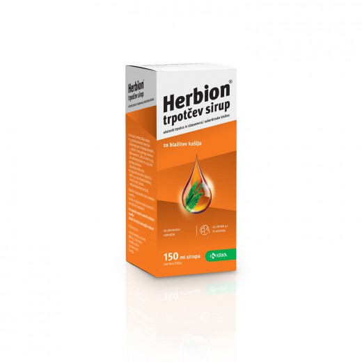 Herbion trpotčev sirup, 150 ml