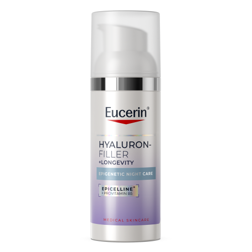 Eucerin, Hyaluron-Filler + Longevity Epigenetic nočna krema, 50 ml