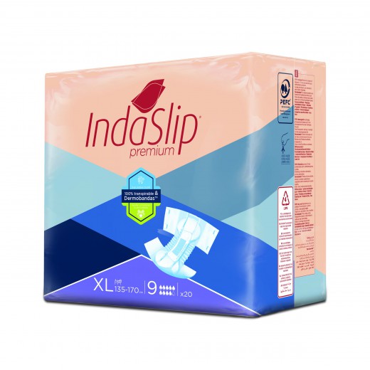 Plenice hlačne Indaslip Premium XL9 - dnevne, 20 kos/zavitek