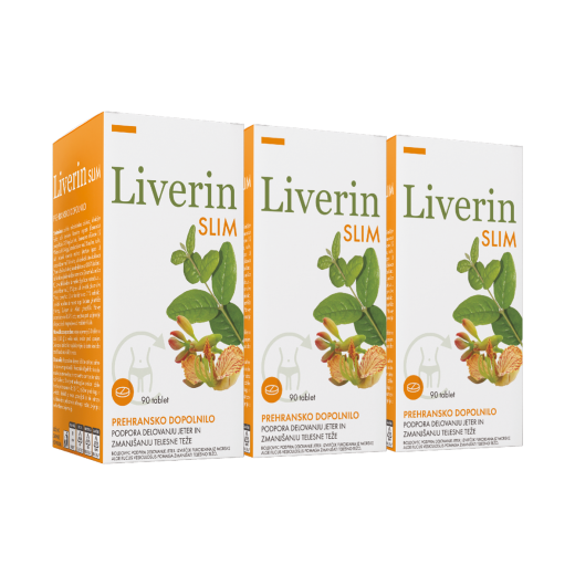 Liverin Slim, XXL ponudba, 3x90 tablet