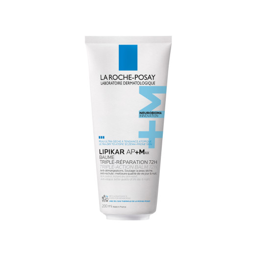 La Roche-Posay, LIPIKAR AP+MAX balzam s trojnim delovanjem, 200 ml