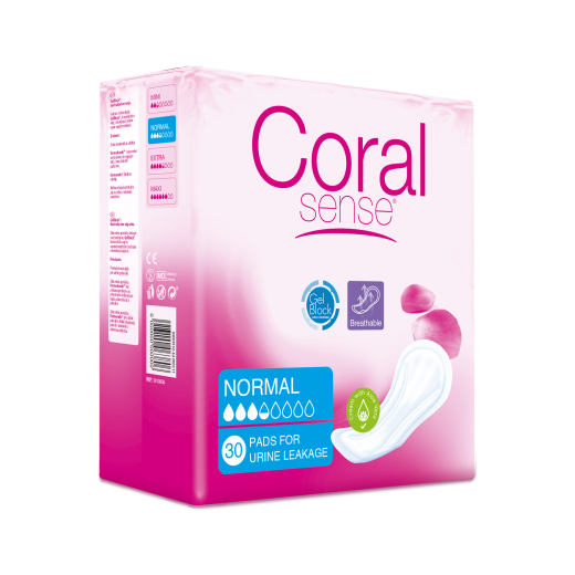 Vložki Coral Sense Normal, 30 kos/zavitek