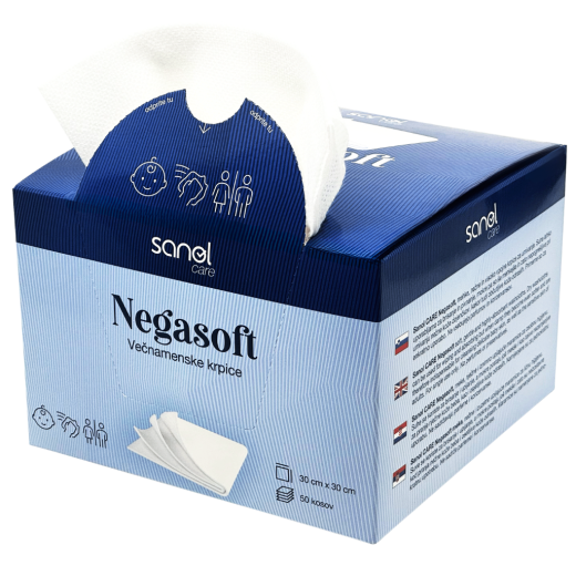 Sanol Care, Negasoft Krpice za nego, 50 kos