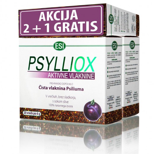 Esi, psylliox aktivne vlaknine, 20 x 6 g AKCIJA 2 + 1