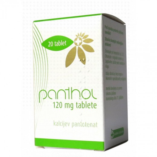 Panthol 120 mg tablete, 20 tablet