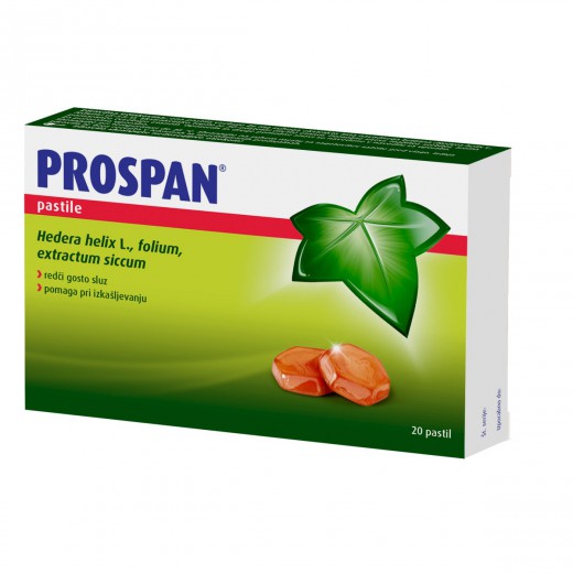 Prospan pastile, 20 pastil