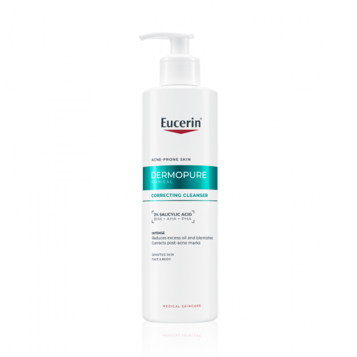 Eucerin, DermoPURE Clinical obnovitveni čistilni gel, 400 ml