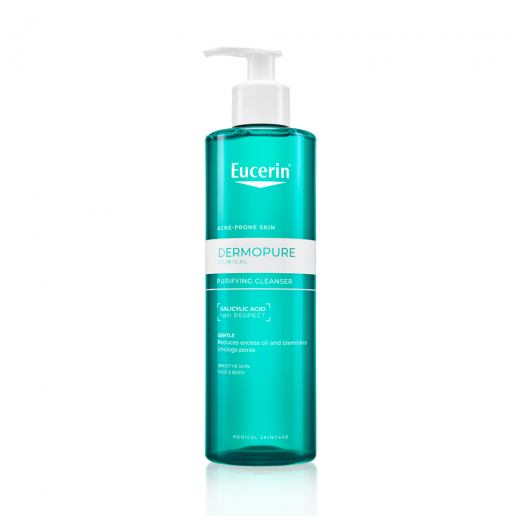 Eucerin, DermoPURE Clinical čistilni gel, 400 ml