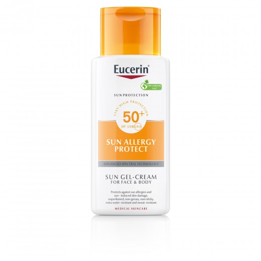 Eucerin Sun Allergy Protect kremni gel za zaščito pred soncem ZF 50+, 150ml