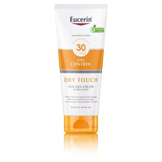 Eucerin Sun Oil Control Dry Touch kremni gel za zaščito pred soncem ZF 30, 200ml