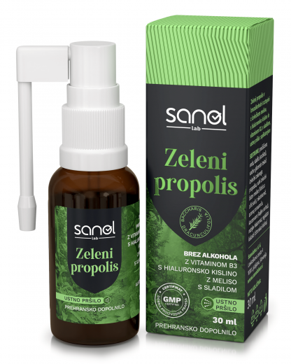 Sanol LAB, Zeleni propolis, 30 ml