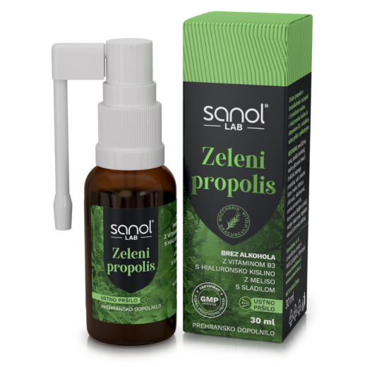 Sanol LAB, Zeleni propolis, 30 ml