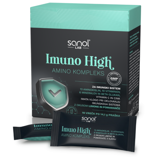 Sanol LAB, Imuno High Amino Kompleks, 10 vrečk