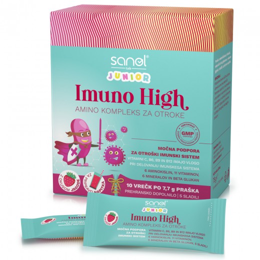 Sanol LAB, Junior Imuno High Amino Kompleks, 10 vrečk