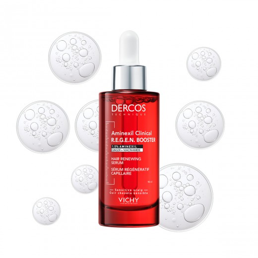 Vichy, Dercos Aminexil Clinical R.E.G.E.N. booster, serum za obnovo las, 90 ml