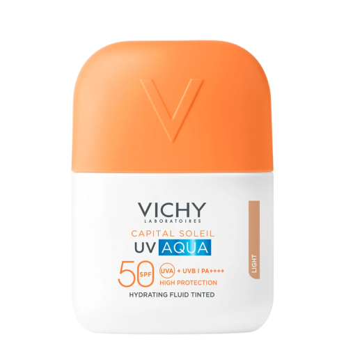Vichy, CAPITAL SOLEIL UV Aqua tonirani vlažilni fluid SPF50 visoka zaščita, 50 ml