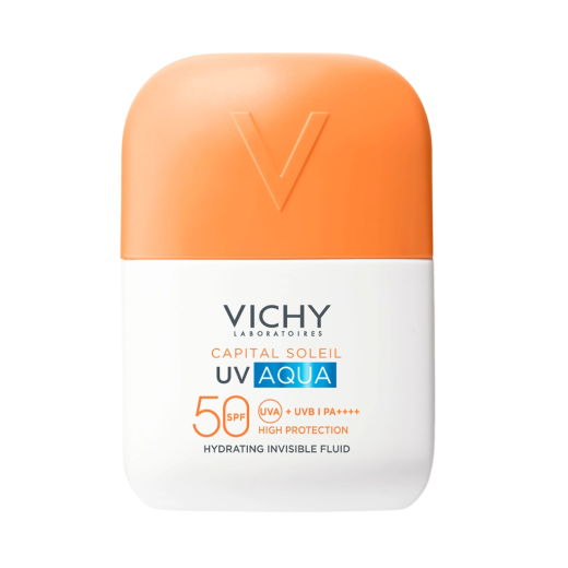 Vichy, CAPITAL SOLEIL UV Aqua nevidni vlažilni fluid SPF50  visoka zaščita, 50 ml