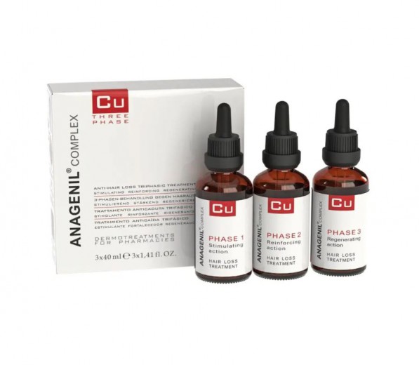 Vital Plus Active - CU, anagenil complex, 3x40 ml